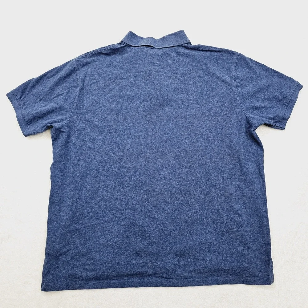 Polo Ralph Lauren Polo Shirt‎ Mens 3XB BIG Blue Short Sleeve Pony Casual Cotton